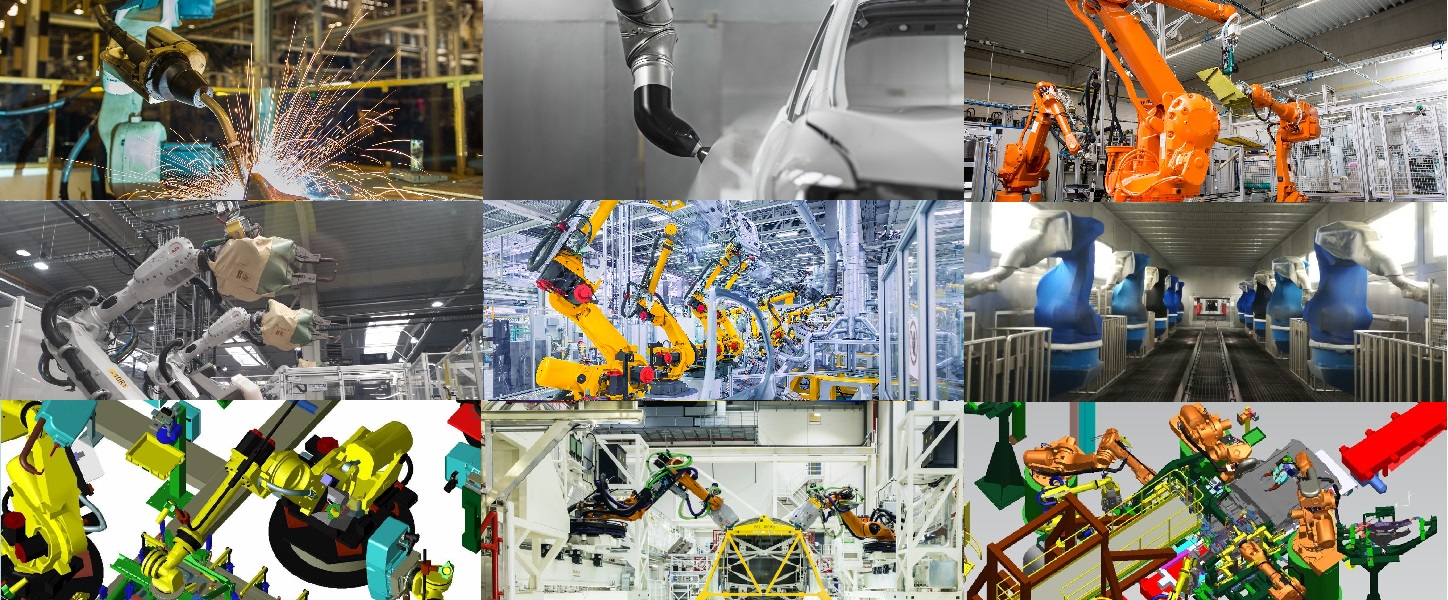 AXE-S-ONE Robotique Industrielle Formulaire de consultation 16-9 Multiples images avec des robots industriels AXE-S-ONE Robotique Industrielle